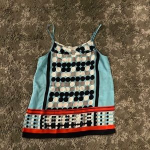 Cabi silk top, adjustable straps, size Small